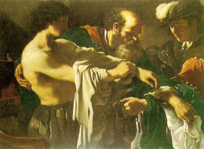 Pin, XVII, Guercino, Giovanni Francisco Barbieri, El Regreso del hijo prdigo, Kunsthistorisches, Viena, Austria, 1619
