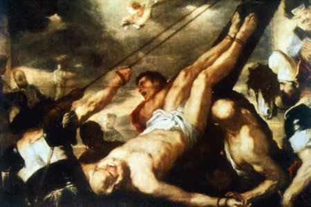 Pin, XVII, Jordn, Lucas, Cucifixin de San Pedro, Galera de la Academia, Venecia