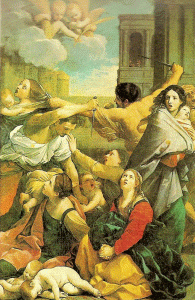 Pin, XVII, Reni, Guido, Matanza de los inocentes, Pinacoteca Nazionale, Bolonia, 1611