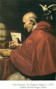 Pin, XVII, Saraceni, Carlo, San Gregorio Magno, Galera de Arte Antigua, Roma, 1615