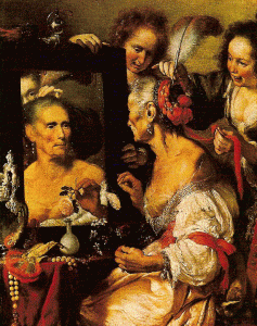 Pin, XVII, Strozzi, Bermardo, Alegora de la Vanidad, Col. particular, Bolonia, 1635