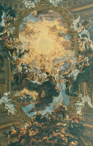 Pin, XVIII, Baccia, Bveda de la Iglesia de Jesu, Roma 1676-1679