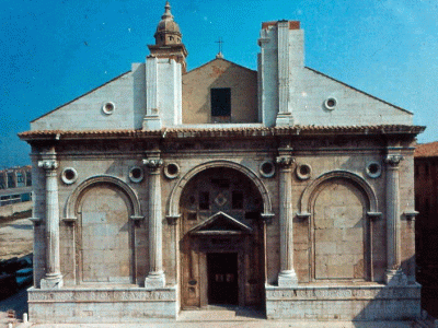Arq, XV, Alberti, Len, Templo de Malatestiano o de San Francisco, Rmini, 1450