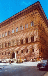 Arq, XV, Maiano, Benedetto, Palacio de los Strozzi, exterior,Florencia, 1489-1491