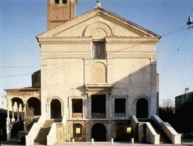 Arq, XV, Alberti, Len, Iglesia de San Sebastin, Mantua, 1460