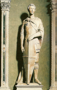 Esc, XV, Donatello, Donato di Niccolo, San Jorge, M. Bargello, Florencia, 1415-1417