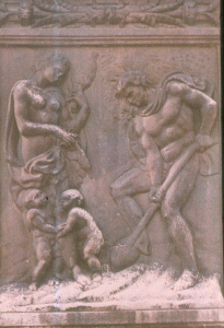 Esc, XV, Robbia, Luca della, Puertas de San Petronio, bronce, Bolonia