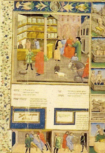 Miniaturas, XIV, Avicena, Canon de Medicina, Biblioteca Estende, Modena, Italia
