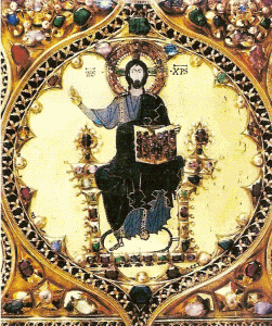 Pin, XII-XIV, Pala de Oro de San Marcos, Pantocrator o Cristo docente, Venecia