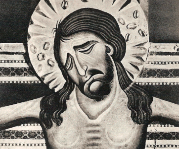 Pin, XIII, Cristo en la cruz, Luca, M. Uffizi, Florencia