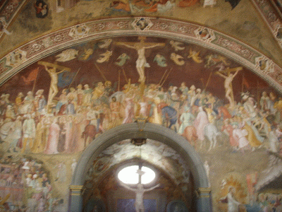 Pin, XIV, Bonaiuti, Andrea, Crucifixin, Capilla de los Espaoles, Santa Mara Novella, Florencia, 1343-1377