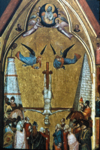 Miniaturas, XIV, Crucifixion, San Pedro, M. Vaticano