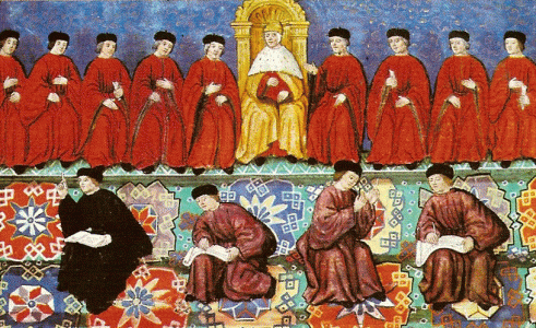 Miniaturas, XIV, El dogo de Venecia presidiendo el Consejo de los Diez, Miniatura
