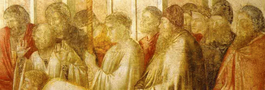 Pin, XIV, Giotto di Bondone, La resurreccin de Drusiana, detalle, Iglesia de la Santa Cruz, Florencia, 10319-1328