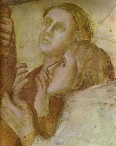 Pin, XIV, Giotto di Bondone, La resurreccin de Drusiana, Iglesia de la Santa Cruz, Florencia, 1318-1329