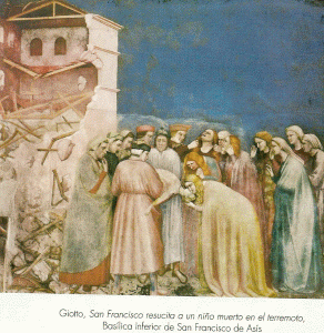 Pin, XIV, Giotto di Bondone, San Francisco resucita a un nio, Baslica inferior, Ass