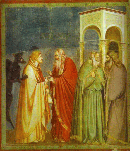 Pin, XIV, Giotto di Bondone, Traicin de Judas, Capilla Scrovegni, Padua, 1304-1306