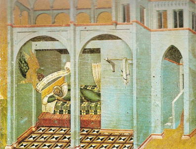 Pin, XIV, Lorenzetti, Pietro, El sueo de Sobach, Pinacoteca Nacional, Siena, 1329