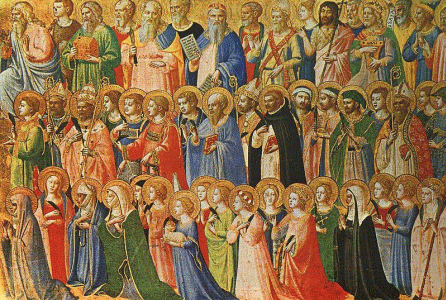 Pin, XV, Angelico, Fra, Cristo glorificado en la Corte del Cielo