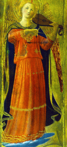 Pin, XV, Angelico, Fra, El Tabernculo de los Linaiuoli, Angel con Violn, Primera mitad del Siglo