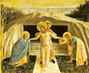 Pin, XV, Angelico, Fra, Entierro de Cristo, Munich, Alemania, 1438-1443
