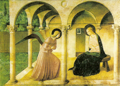 Pin, XV, La Anunciacin, M. de San Marcos, Florencia, 1450