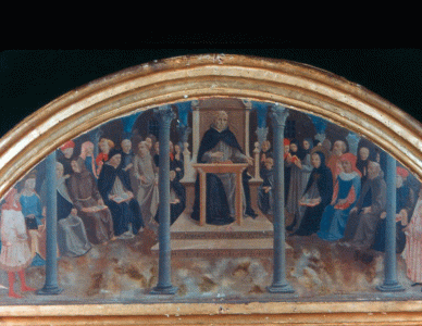Pin, XV, Angelico, Fra, La Escuela de San Alberto Magno, Galleria Antica e Moderna, Florencia