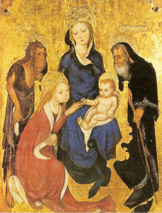 Pin, XV, Bezzoso, Michelino da, Deposorios msticos de Santa Catalina, Palazzo Nazionale, Siena, 1410-1420