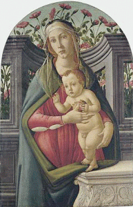Pin, XV, Botticelli, Sandro, La Virgen con el Nio