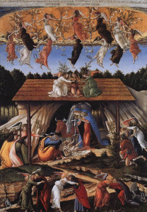 Pin, XVI, Botticelli, Sandro, La Natividad Mstica, National Gallery, London, 1501