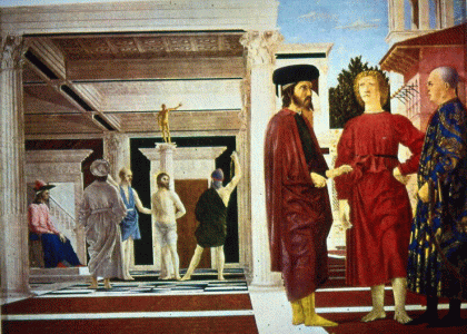 Pin, XV, Francesca, Piero della, Las Flagelacin, Urbino, 1455