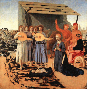 Pin, XV, Francesca, Piero della, Natividad, 1470