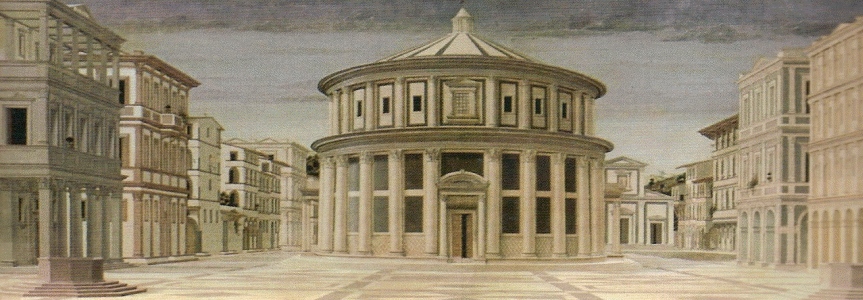 Pin, XV, Giorgio, F. di, La ciudad ideal, Pinacoteca, Urbino, 1475