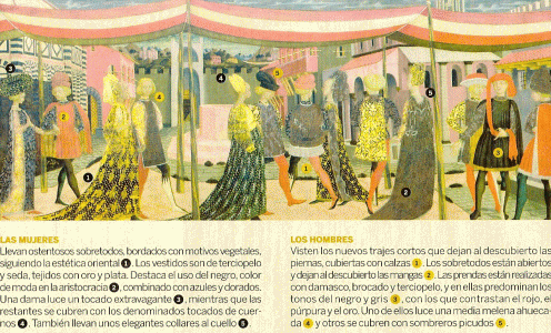 Pin, XV, Giovanni di Ser, Giovanni, -Scheggia-, Cassone o Arcn Adimari, escena matrimonial, Galera de la Academia, Florencia, 1450