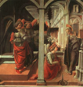 Pin, XV, Filippo, Lippi Fra, La coronacin de la Virgen, Igesia de San Lorenzo, Florencia, 1445-1450