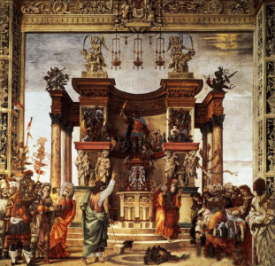 Pin, XV, Lippi, Filippo Fra, Frescos de San Felipe, Iglesia de Santa Mara Novella, Florencia, 1487-1502