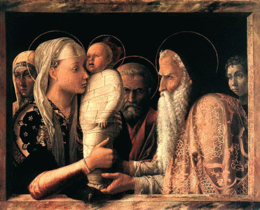 Pin, XV, Mantegna, Andrea, La Presentacin en el Templo, Gemaldegalerie, Berln, Alemania, 1453-1460