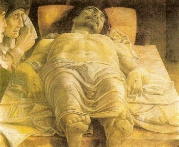Pin, XVI, Mantegna, Andrea, Cristo muerto, Pinacoteca Brera, Miln, 1501