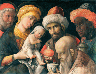 Pin, XV, Mantegna, Andrea, La Epifana, M. Paul Guety, Los Angeles, USA, 1495-1505