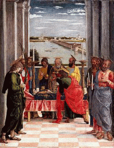 Pin, XV, Mantegna, Andrea, Trnsito de la Virgen, M. del Prado, Madrid, Espaa, 1461