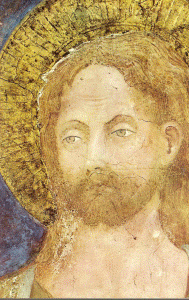 Pin, XV, Masaccio, Tommaso, Madonna con Nio, San Miguel y San Jean Bautista, detalle, 1420