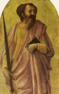 Pin, XV, Masaccio, Tommaso, San Pablo, Museo de San Mateo, Pisa