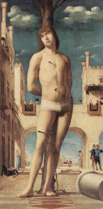 Pin, XV, Messina, Antonello da, Maritirio de San Esteba, Gemaldegalerie, Berln, Alemania, 1475