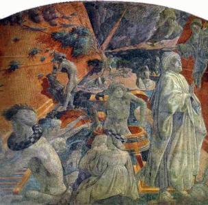 Pin, XV, Ucello, Paolo, El Diluvio, Santa Mara Novella, Florencia, 1430