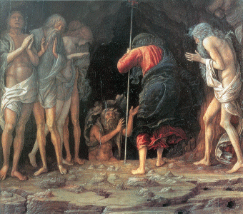 Pin, XV,  Mantegna, Andrea, Cristo bajando al limbo, Col. Brbara Pisseka  Johnson, 1470-1475