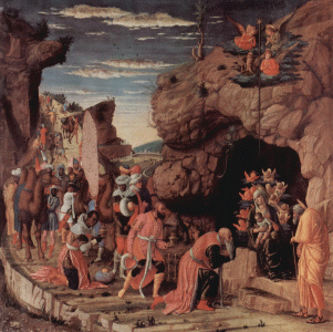 Pin, XV, Mantegna, Andrea, La Epifana, M. Uffizi, Flornecia, 1461