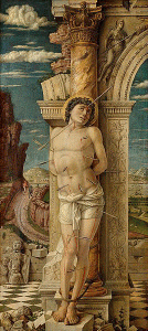 Pin, XV, Mantegna, Andrea, Martirio de San Sebastin, M. Historia del Arte, Viena, Austria, 1456-1459