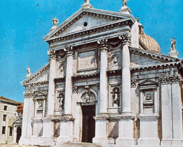 Arq, XVI, Palladio, Andrea, Iglesia de San Giorgio Maggiore, Venecia, 1560-1580