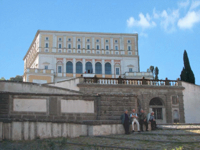 Arq, Peruzzi, Valdassare, Palacio Farnesio o Villa Farnesina, fachada frontal, Roma, 1511