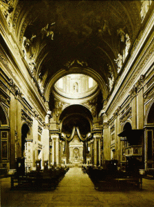 Arq, XCVI, Vignola, Jacobo, Iglesia de Jes, interior, nave principal, Roma, 1568-1584